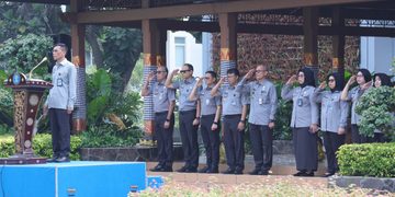 Apel Pagi BPSDM Hukum dan BSK Hukum:Perkuat Disiplin Kerja, Tingkatkan Profesionalisme Pegawai