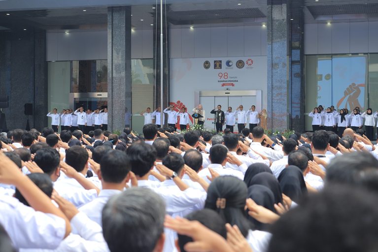 Upacara Hari Sumpah Pemuda ke-98, Gaungkan Semangat Pemuda untuk Indonesia